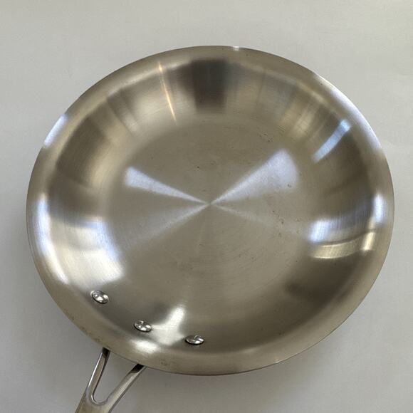 CALPHALON Stainless Steel 8" Frying Pan 1388 Omelette - Picture 5 of 10